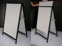 Sell displays which including A board  standing