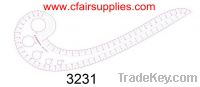 3231 Very Form Rulers, Hip Curve Ruler, Garment Rulers