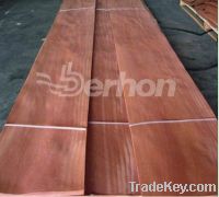 Sell decoration material sapelli crown cut veneer