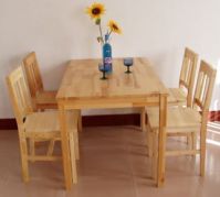 Sell WH1004-Pine Dining set 1+4