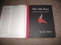 VG 1983 Edition Dr. Seuss THE 500 HATS OF BARTHOLOMEW CUBBINS