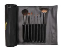 7PCS Makeup Brush Set With Black Cylinder Cosmetic Bag (5311641616)