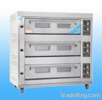 sell Three Layers Bakery Oven/Gas  Deck Oven ( 3 decks 9 trays)