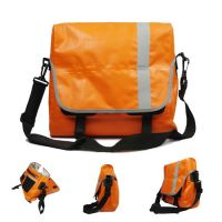 Sell orange waterproof sling leisure bag