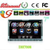 7inch Touch Screen Universal Car DVD Player with GPS, With GPS, IPOD, Wince6.0 OS DH7008