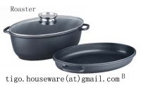 Sell cast iron roaster, cookware sets