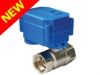 Mini motorised valve for water leak detection system