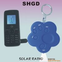 Sell multi-function solar radio, solar flashlight, solar keychain