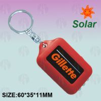 Sell LCD Twinkling Solar flashlight with three LED (can do logo flashi