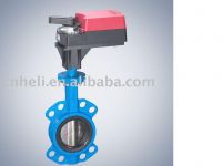 wafer butterflyvalve with damper actuator