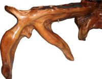 wood carving tea table2