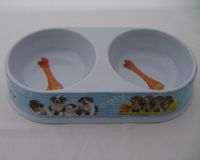 Sell pet feeder-double bowl set-HB-96154