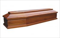 Sell wooden coffin, MDF paper coffin