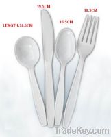 sell heavy weight PS disposable cutlery 4-5.8g