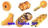 Sell spare parts, front idler, track roller, bucket, pin