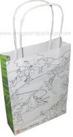 Sell White Kraft Paper Bags BG-014