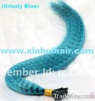 2011 NEW STYLE Grizzly Feather Extensions BLUE Color