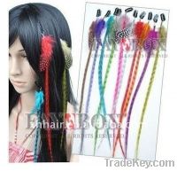 HOT SALE NEW 16" Grizzly Clip In Feather Hair Extension