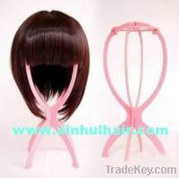 Hot Sale PINK Color wig stand with factory price