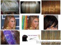 wholesale 24" shimmering hair tinsel