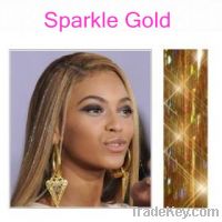 Wholesale Pro Hair Tinsel Sparkle Gold (HT-001)