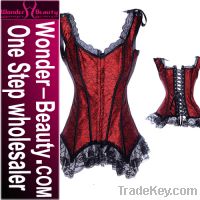 Sell Red Trimmed Corset W1697