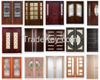 jinan European style wooden door size