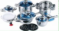 16pcs stainless steel cookware set