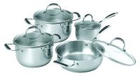 8pcs stainless steel cookware (bakelite handle)