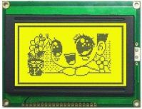 Sell COB graphic LCD module 128x64 with yellowgreen background