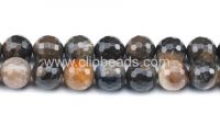 Sell Brazil Petrified Wood Agate Faceted Rounds