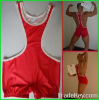 red wrestling singlet for matman jersey