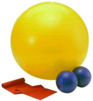 Sell pvc exercise ball set/fitness ball in yellow