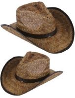 Woven Cowboy Straw hats