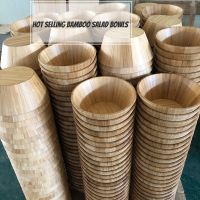 Sell Bamboo wooden Tableware Bamboo Salad Bowls