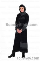 scarf collar abaya/jibab WAB-1008