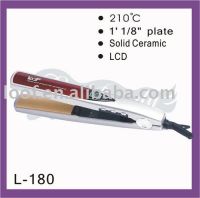 Sell LCD 1"1/8" 100%Pure Ceramic hair straightener