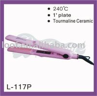 Sell  1" Tourmaline ceramic hair flat iron