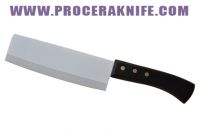 6" Ceramic Cleaver (wooden handle)-kitchen knife