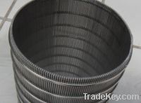 Sell reverse rolled wedge wire screen and V-wire filter pipe