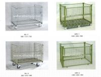 Sell Collapsible wire cage pallet, storage cage, wire mesh container