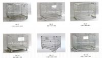 Sell Folding wire mesh container, storage cage