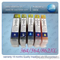 Compatible ink cartridge for HP364 with chip