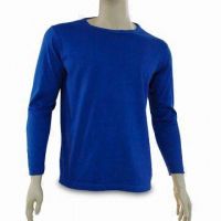Promotional Long-sleeved Cotton/Polyester T-shirt