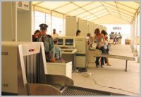 X ray baggage scanner machine XJ6550