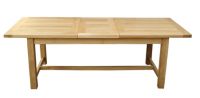 Centre extending solid oak dining table NM311