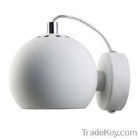 matt ball magnet wall lamp/M6030/white