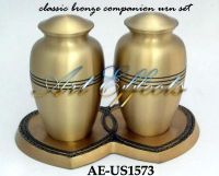 Solid Brass Classic Bronze Companion Urns