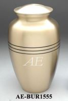Classic Gold Brass Cremation Urn