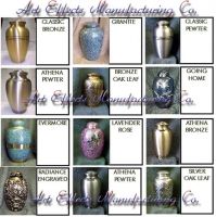 Brass Funeral Urns From India